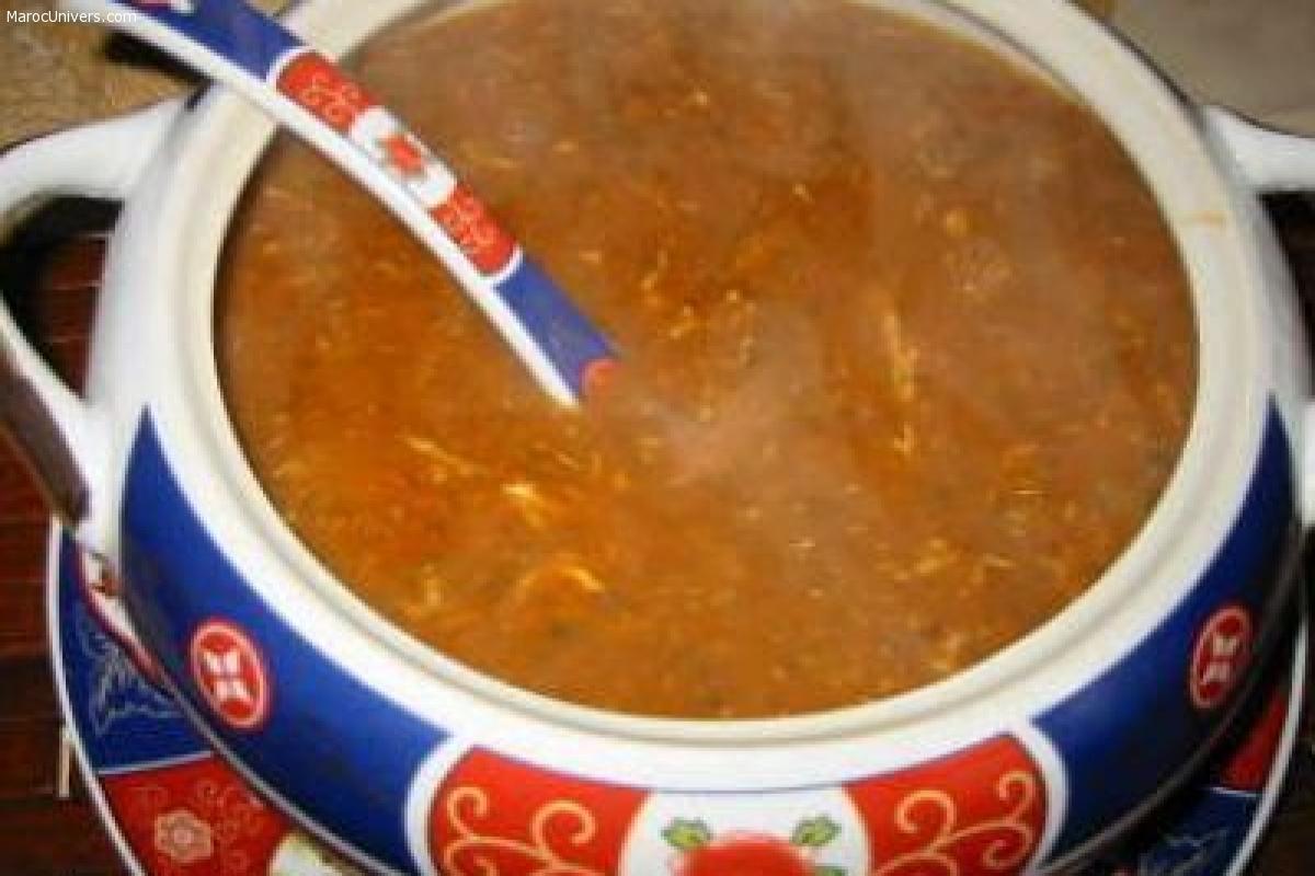 Soupe: Harira Marocaine