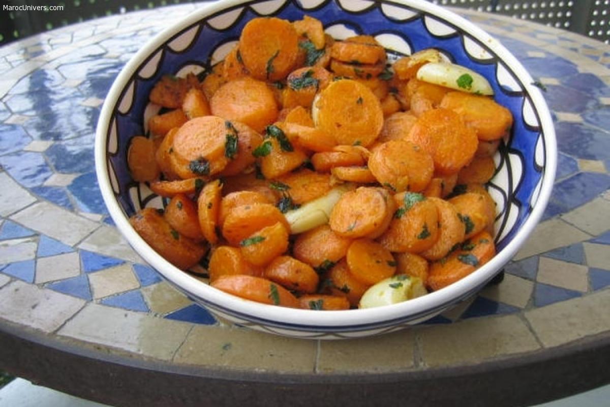 Recette Salade de carottes à la marocaine