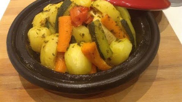 Recette facile de Tajine de poulet aux légumes