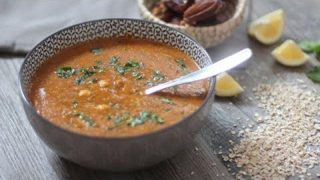 Recette de harira rapide à l'avoine (soupe marocaine )