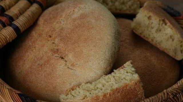 Pain à la Semoule de Blé - Wheat Semolina Bread - خبز بطريقة سهلة وبسيطة
