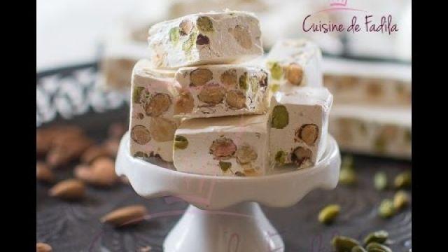 Nougat حلوى النوغة البيضاء