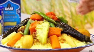 Couscous aux sept légumes - Seven Vegetables Couscous