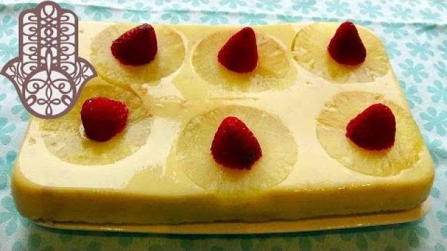 Gâteau sans cuisson à l'ananas